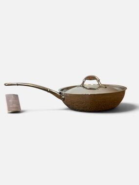 Ruffoni Stainless Steel Chef’s Pan w Lid 10” 3.5 Qt NWT